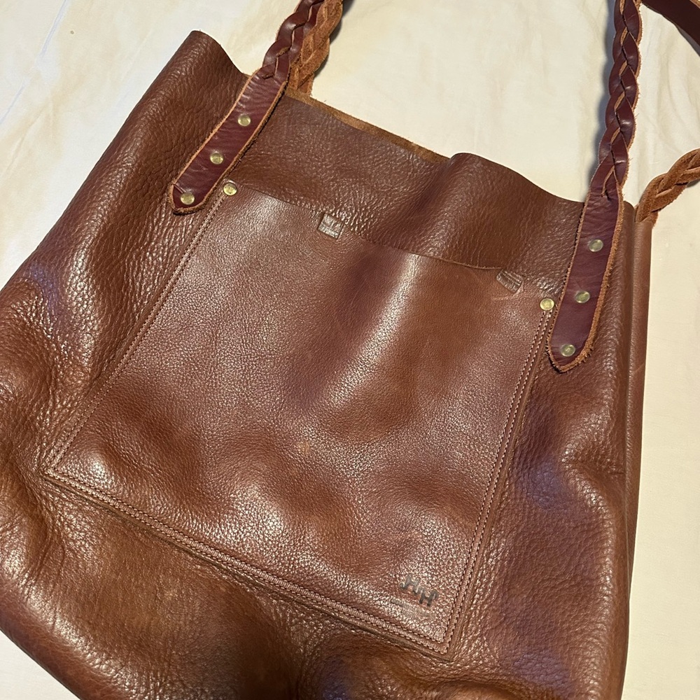 HH Drygoods Great Falls Leather Tote Bag